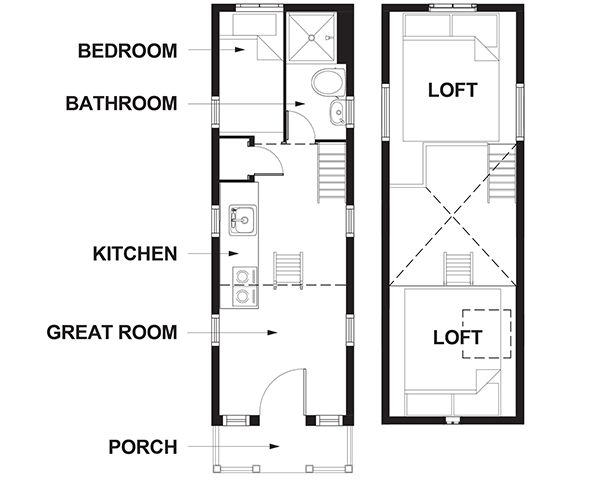 Scarlett Tiny House Floor Plan